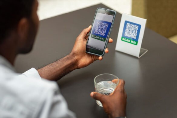 A person scanning barcode, now in we will see 5+ Best Online Payment Services & Systems
