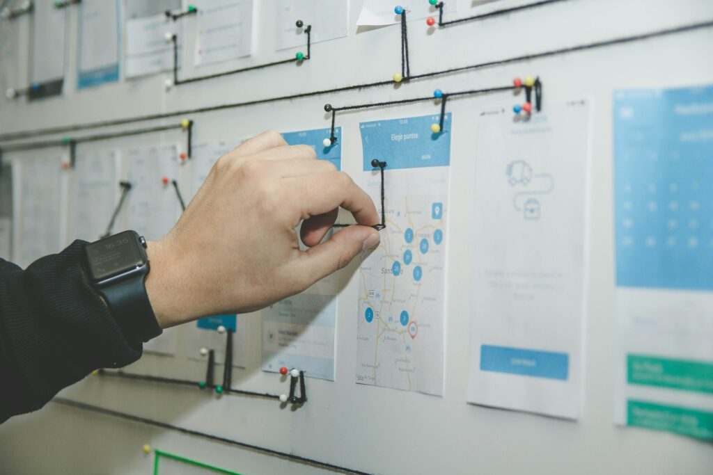 Image of UX and content mapping